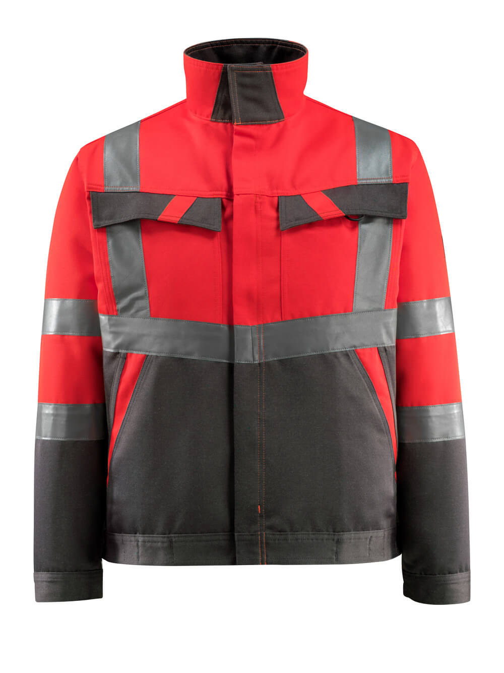 Mascot Jacke Safe light Forster Hi-vis Rot/Dunkelanthrazit