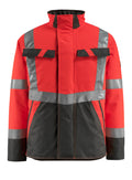 Mascot Winterjacke Safe light Penrith Hi-vis Rot/Dunkelanthrazit