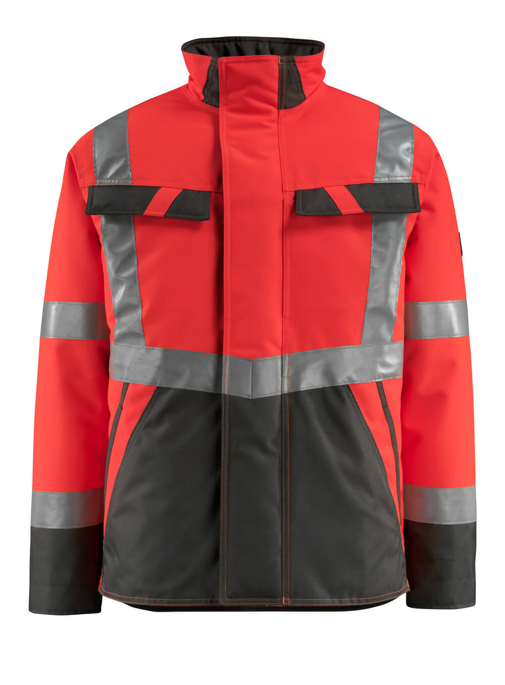 Mascot Winterjacke Safe light Penrith Hi-vis Rot/Dunkelanthrazit
