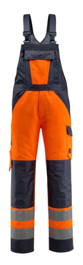 Mascot Latzhose mit Knietaschen Safe light Gosford Hi-vis Orange/Schwarzblau