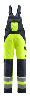 Mascot Latzhose mit Knietaschen Safe light Gosford Hi-vis Gelb/Schwarzblau