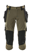 Mascot Dreiviertel-Hose mit Hängetaschen Advanced Moosgrün