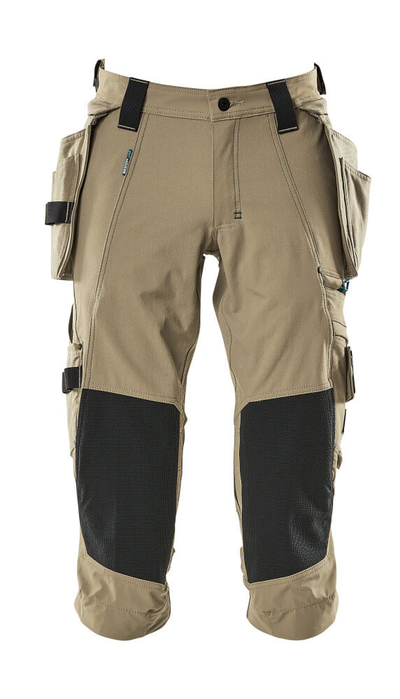 Mascot Dreiviertel-Hose mit Hängetaschen Advanced Hellkhaki