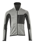 Mascot Fleecepullover mit Reißverschluss Advanced Grau-meliert/Schwarz