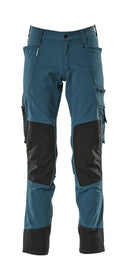 Mascot Hose mit Knietaschen Advanced Dunkelpetroleum