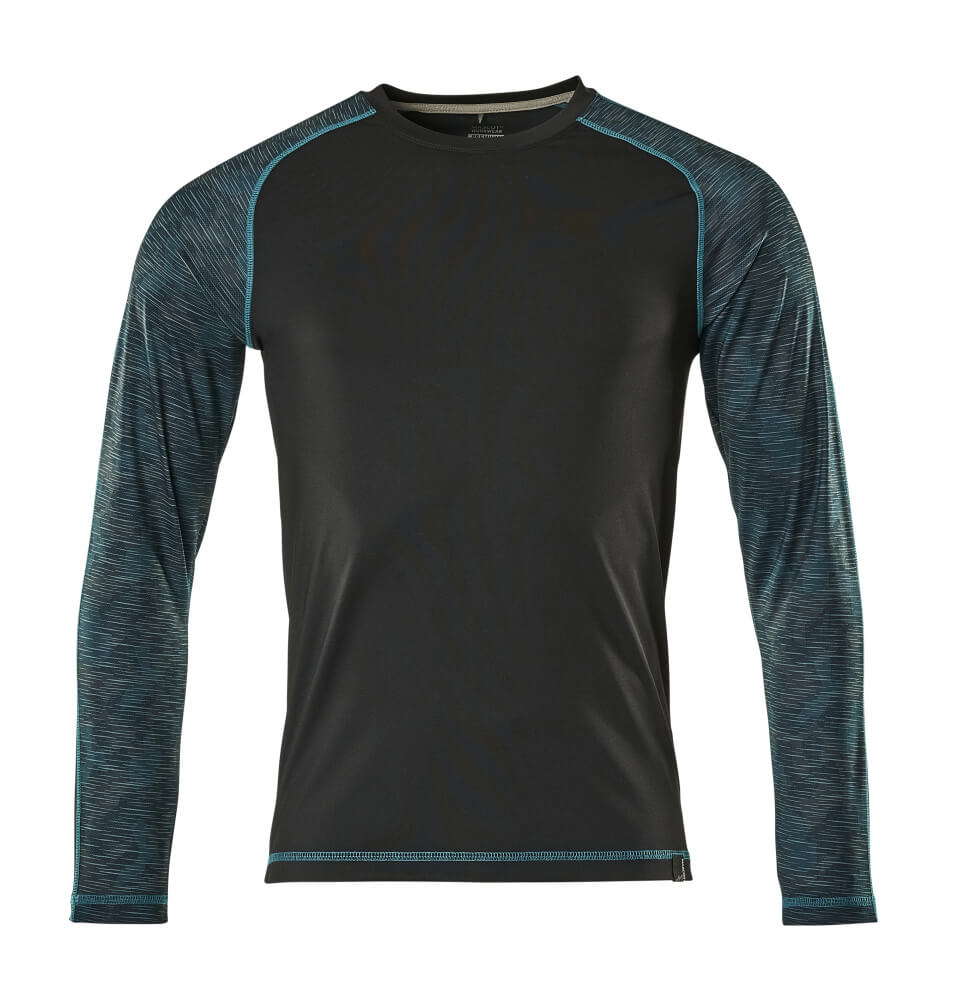 Mascot T-Shirt Langarm Advanced Schwarz