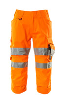 Mascot Dreiviertel-Hose mit Knietaschen Safe supreme Hi-vis Orange