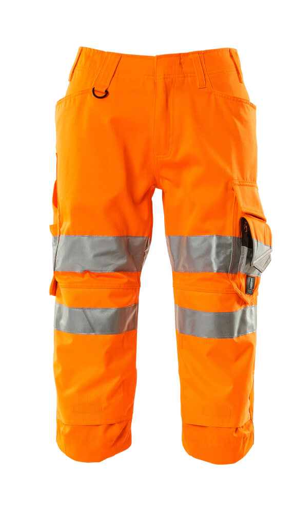 Mascot Dreiviertel-Hose mit Knietaschen Safe supreme Hi-vis Orange