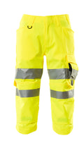 Mascot Dreiviertel-Hose mit Knietaschen Safe supreme Hi-vis Gelb