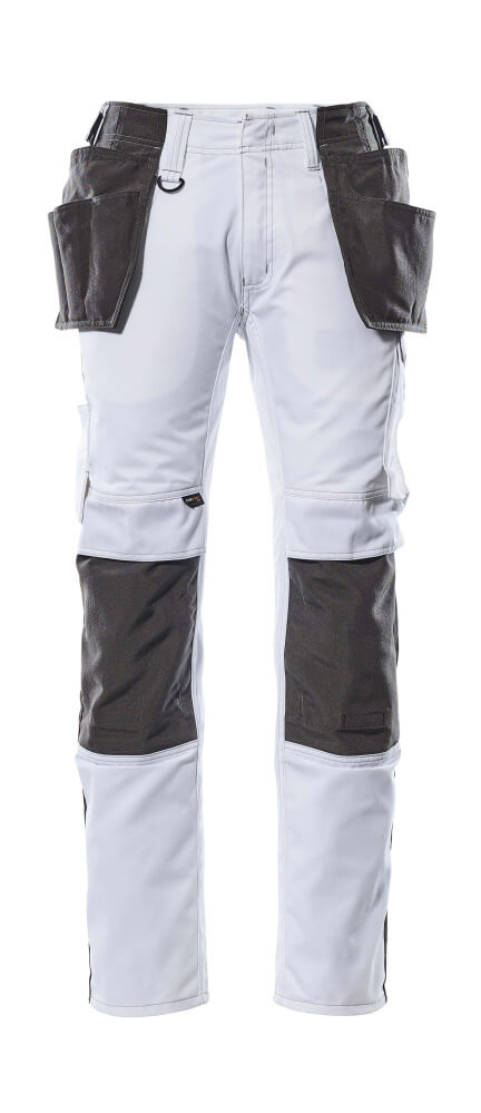 Mascot Hose mit Hängetaschen Unique Kassel Weiß/Dunkelanthrazit