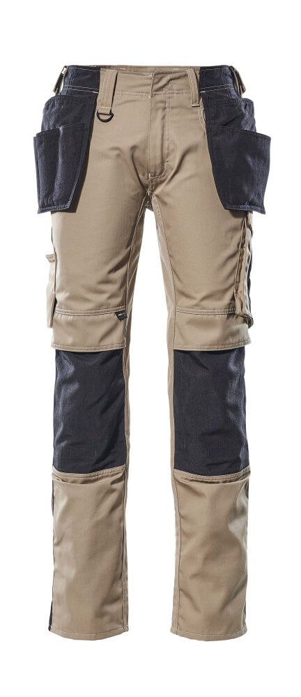 Mascot Hose mit Hängetaschen Unique Kassel Hellkhaki/Schwarz
