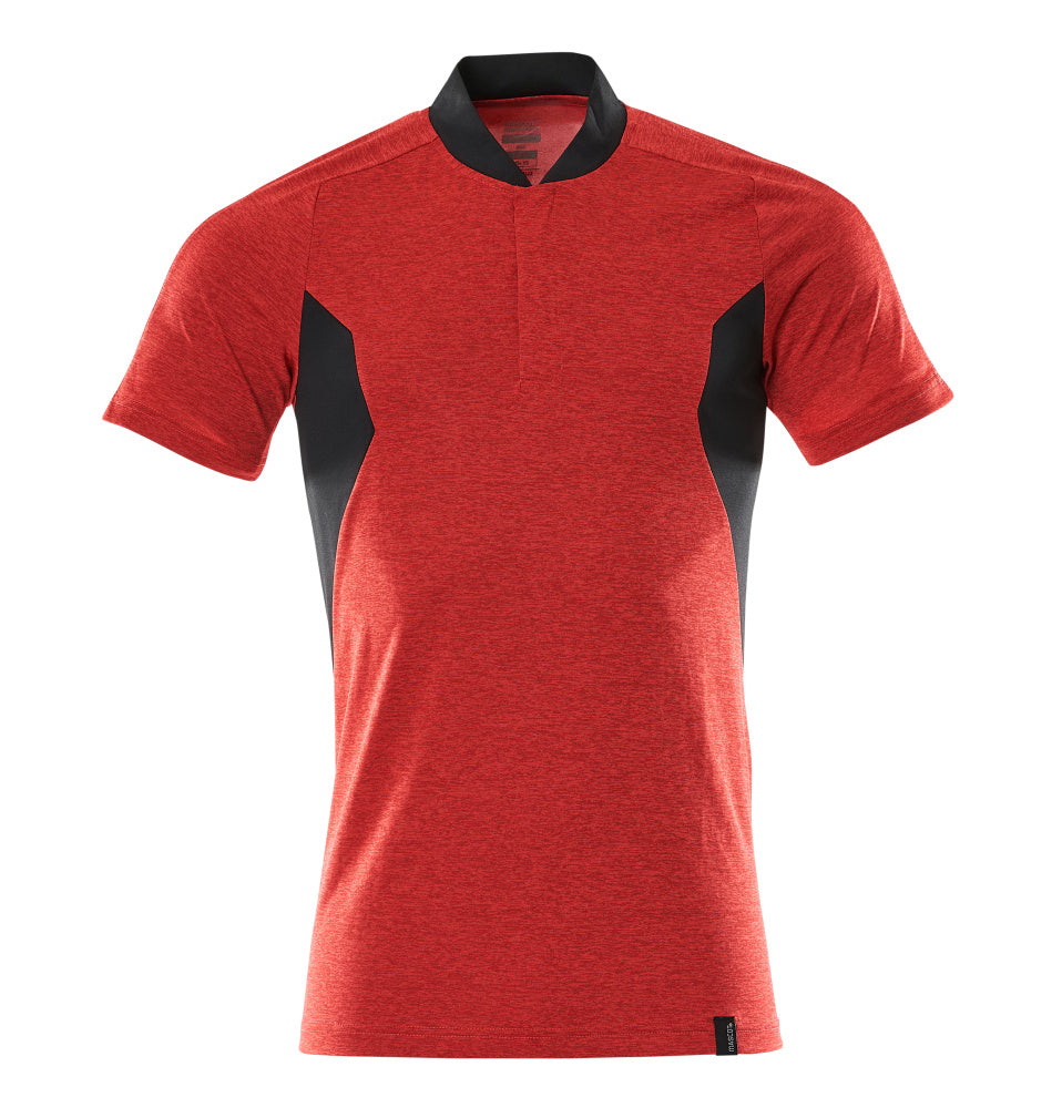 Mascot Polo-Shirt Accelerate Verkehrsrot meliert/Schwarz