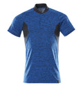 Mascot Polo-Shirt Accelerate Azurblau meliert/Schwarzblau