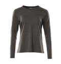 Mascot T-Shirt Langarm Accelerate Dunkelanthrazit  meliert/Schwarz