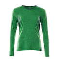 Mascot T-Shirt Langarm Accelerate Grasgrün  meliert/Grün