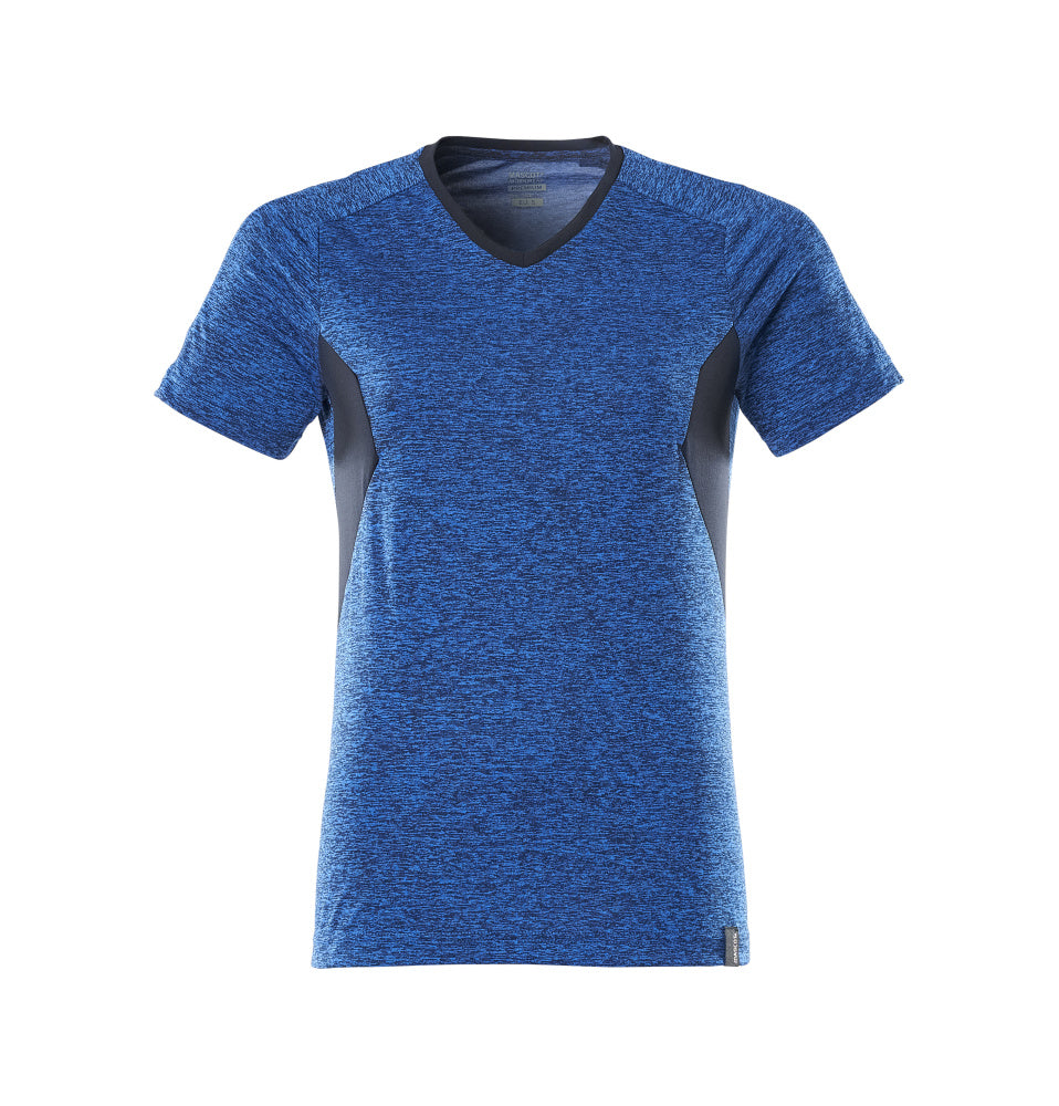 Mascot T-Shirt Accelerate Azurblau meliert/Schwarzblau