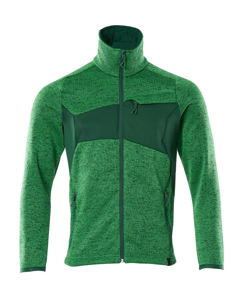 Mascot Strickpullover mit Reißverschluss Accelerate Grasgrün/Grün