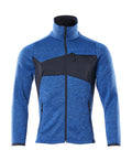 Mascot Strickpullover mit Reißverschluss Accelerate Azurblau/Schwarzblau