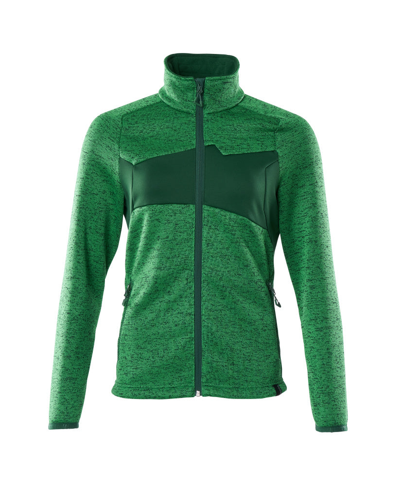 Mascot Strickpullover mit Reißverschluss Accelerate Grasgrün/Grün