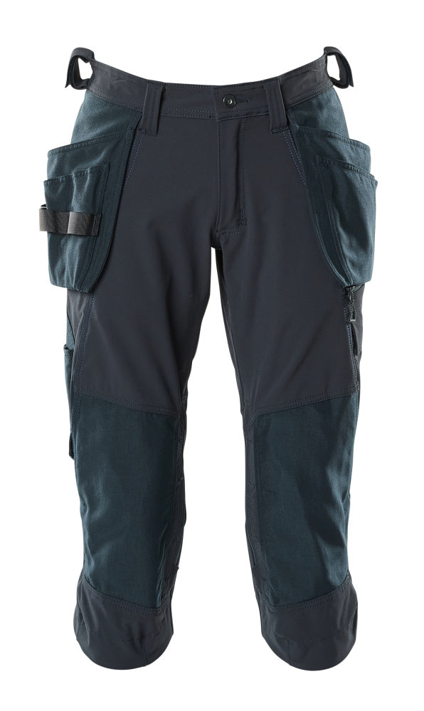 Mascot Dreiviertel-Hose mit Hängetaschen Accelerate Schwarzblau