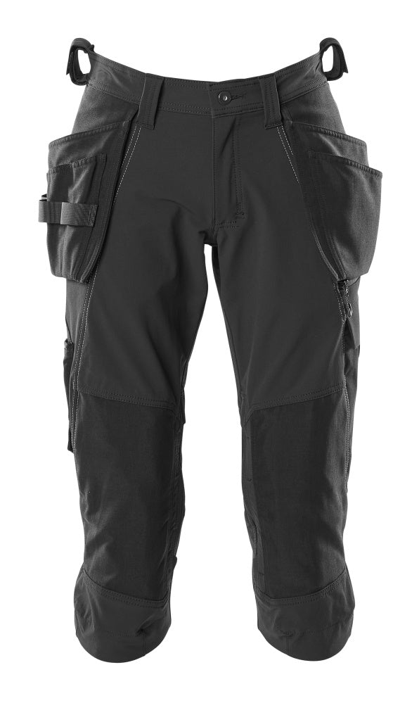 Mascot Dreiviertel-Hose mit Hängetaschen Accelerate Schwarz