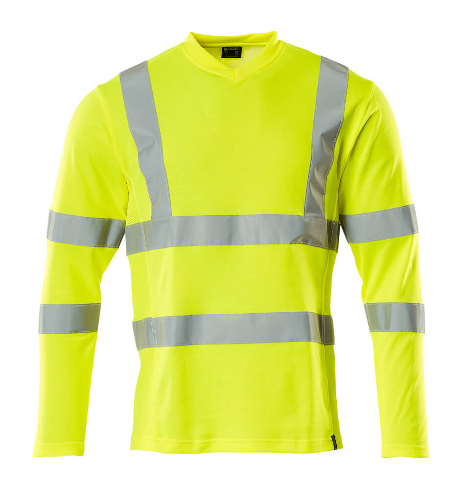 Mascot T-Shirt Langarm Safe classic Hi-vis Gelb