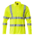 Mascot Polo-Shirt Langarm Safe classic Hi-vis Gelb