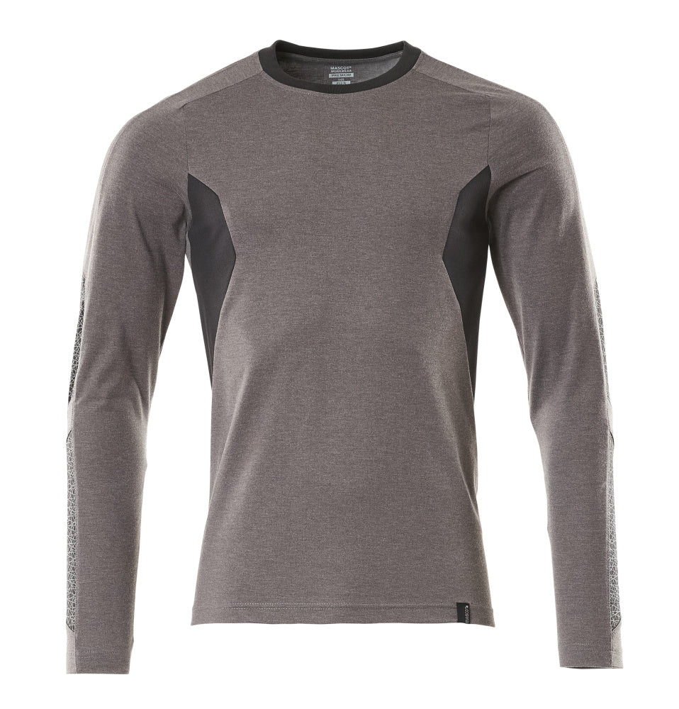 Mascot T-Shirt Langarm Accelerate Dunkelanthrazit/Schwarz