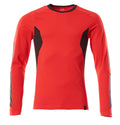 Mascot T-Shirt Langarm Accelerate Verkehrsrot/Schwarz