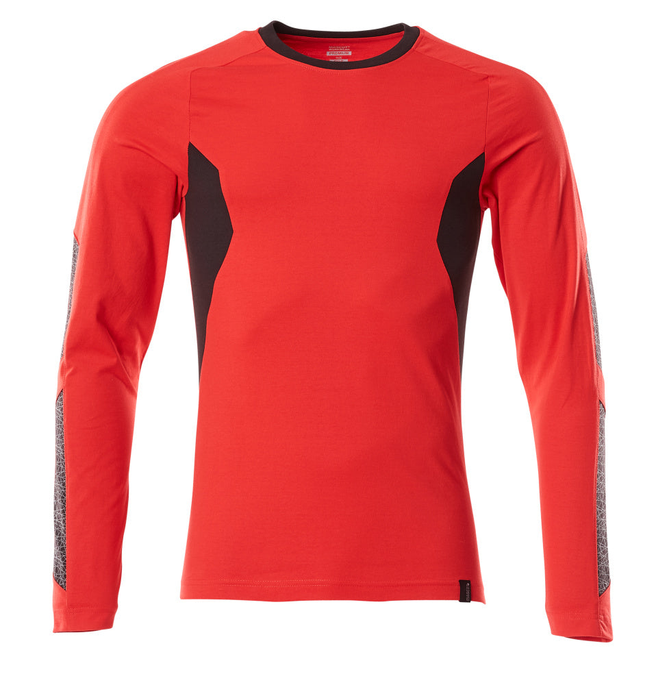Mascot T-Shirt Langarm Accelerate Verkehrsrot/Schwarz