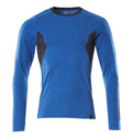 Mascot T-Shirt Langarm Accelerate Azurblau/Schwarzblau