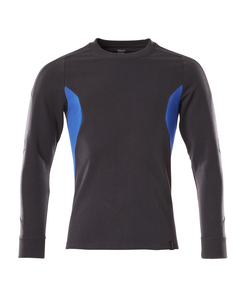 Mascot Sweatshirt Accelerate Schwarzblau/Azurblau