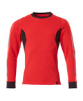 Mascot Sweatshirt Accelerate Verkehrsrot/Schwarz