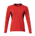 Mascot T-Shirt Langarm Accelerate Verkehrsrot/Schwarz