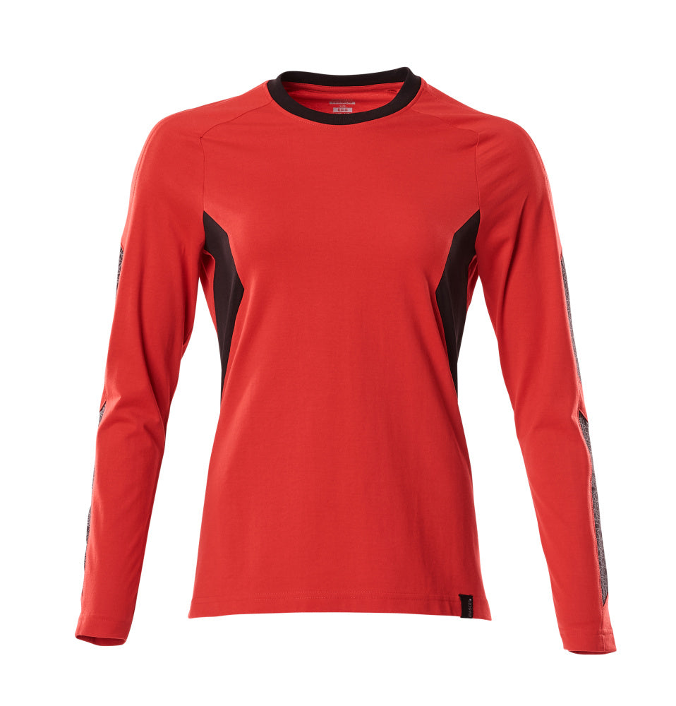 Mascot T-Shirt Langarm Accelerate Verkehrsrot/Schwarz