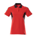Mascot Polo-Shirt Accelerate Verkehrsrot/Schwarz