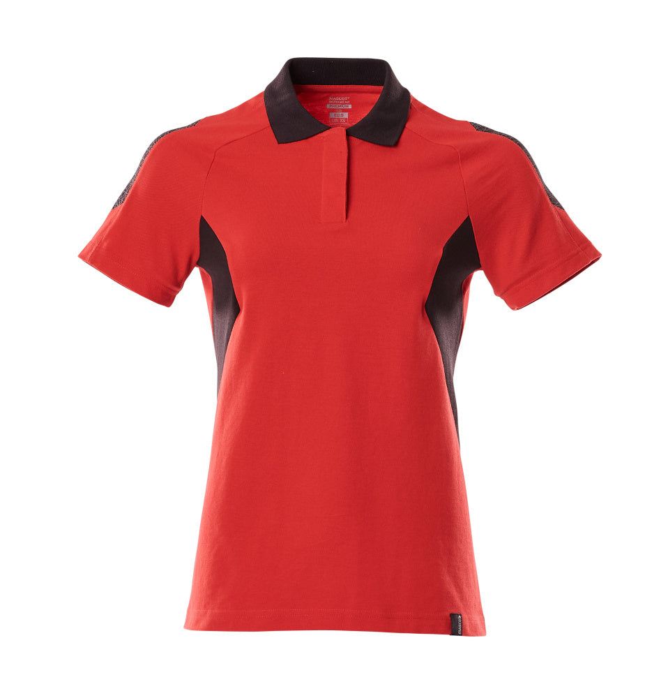 Mascot Polo-Shirt Accelerate Verkehrsrot/Schwarz