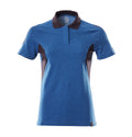 Mascot Polo-Shirt Accelerate Azurblau/Schwarzblau