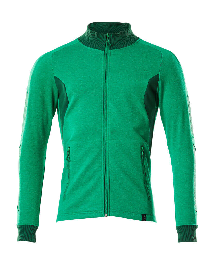Mascot Sweatshirt mit Reißverschluss Accelerate Grasgrün/Grün