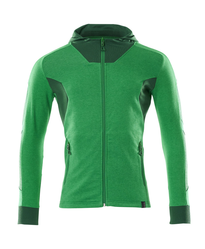 Mascot Kapuzensweatshirt mit Reißverschluss Accelerate Grasgrün/Grün