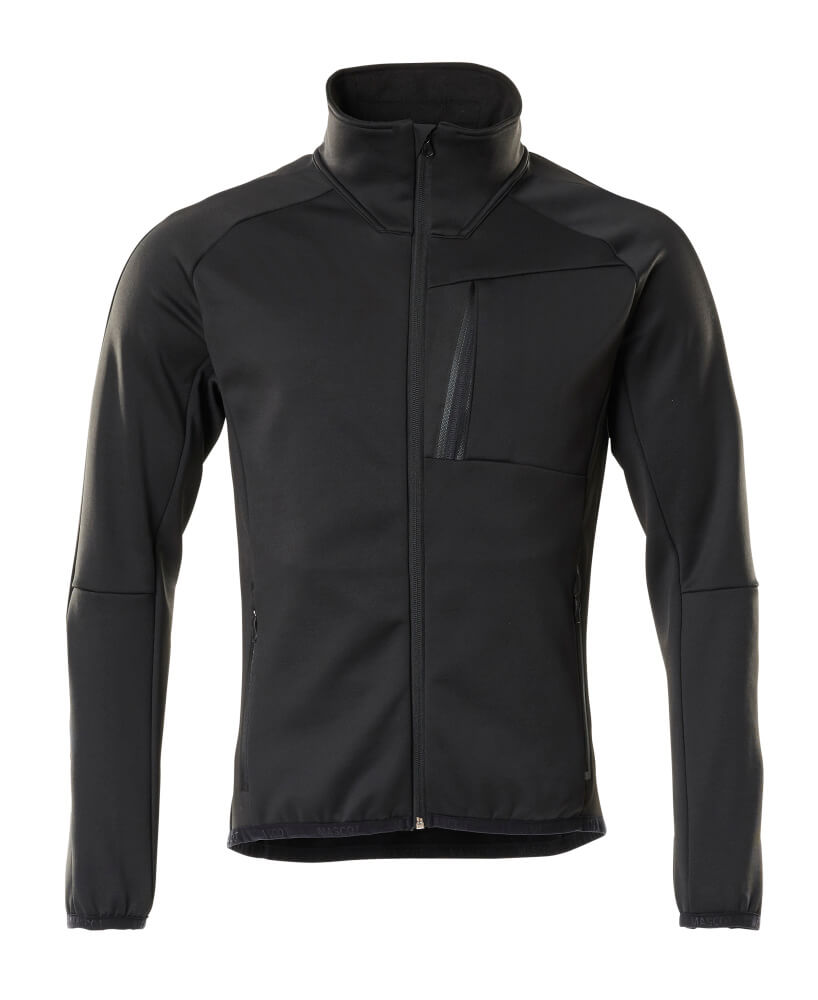 Mascot Fleecepullover mit Reißverschluss Unique Schwarz
