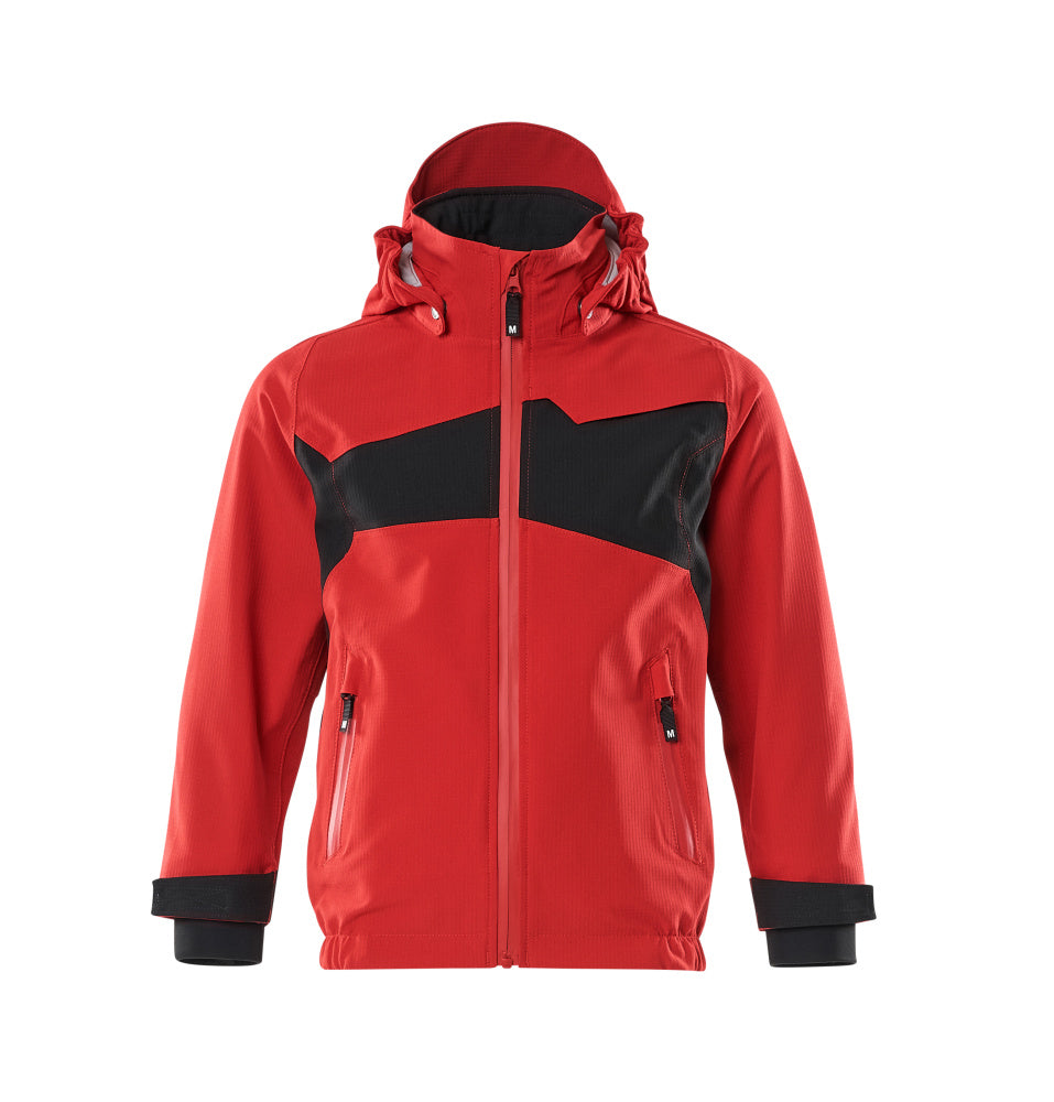 Mascot Hard Shell Jacke für Kinder Accelerate Verkehrsrot/Schwarz