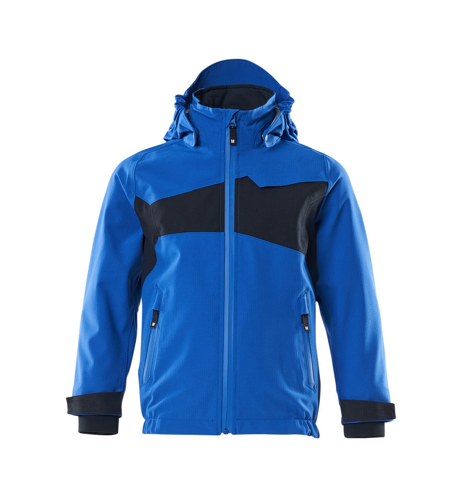 Mascot Hard Shell Jacke für Kinder Accelerate Azurblau/Schwarzblau