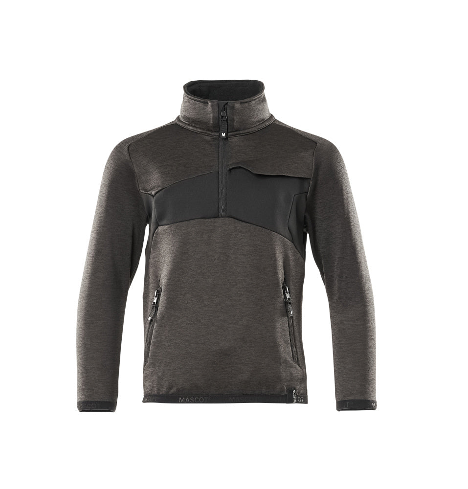 Mascot Fleecepullover für Kinder Accelerate Dunkelanthrazit/Schwarz