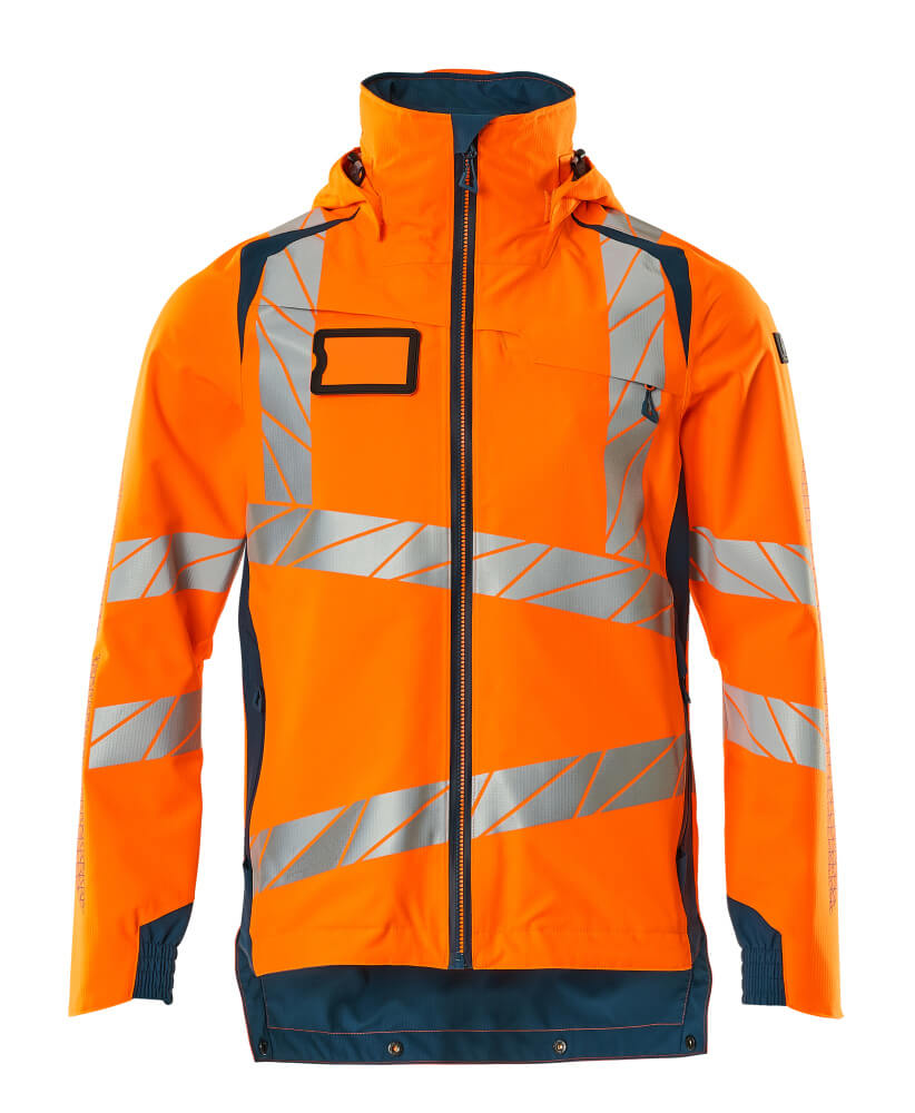 Mascot Hard Shell Jacke Accelerate safe Hi-vis Orange/Dunkelpetroleum