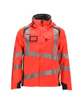 Mascot Hard Shell Jacke Accelerate safe Hi-vis Rot/Dunkelanthrazit