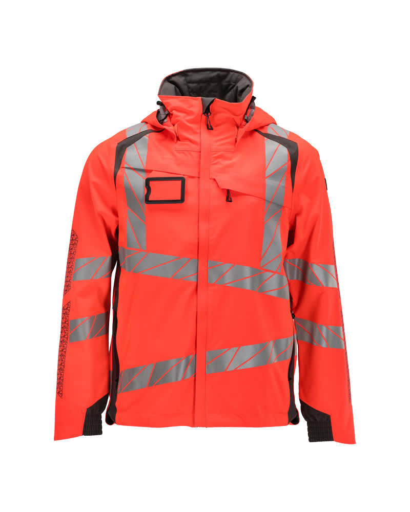 Mascot Hard Shell Jacke Accelerate safe Hi-vis Rot/Dunkelanthrazit
