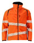 Mascot Soft Shell Jacke Accelerate safe Hi-vis Orange/Schwarzblau