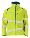 Mascot Soft Shell Jacke Accelerate safe Hi-vis Gelb/Dunkelpetroleum