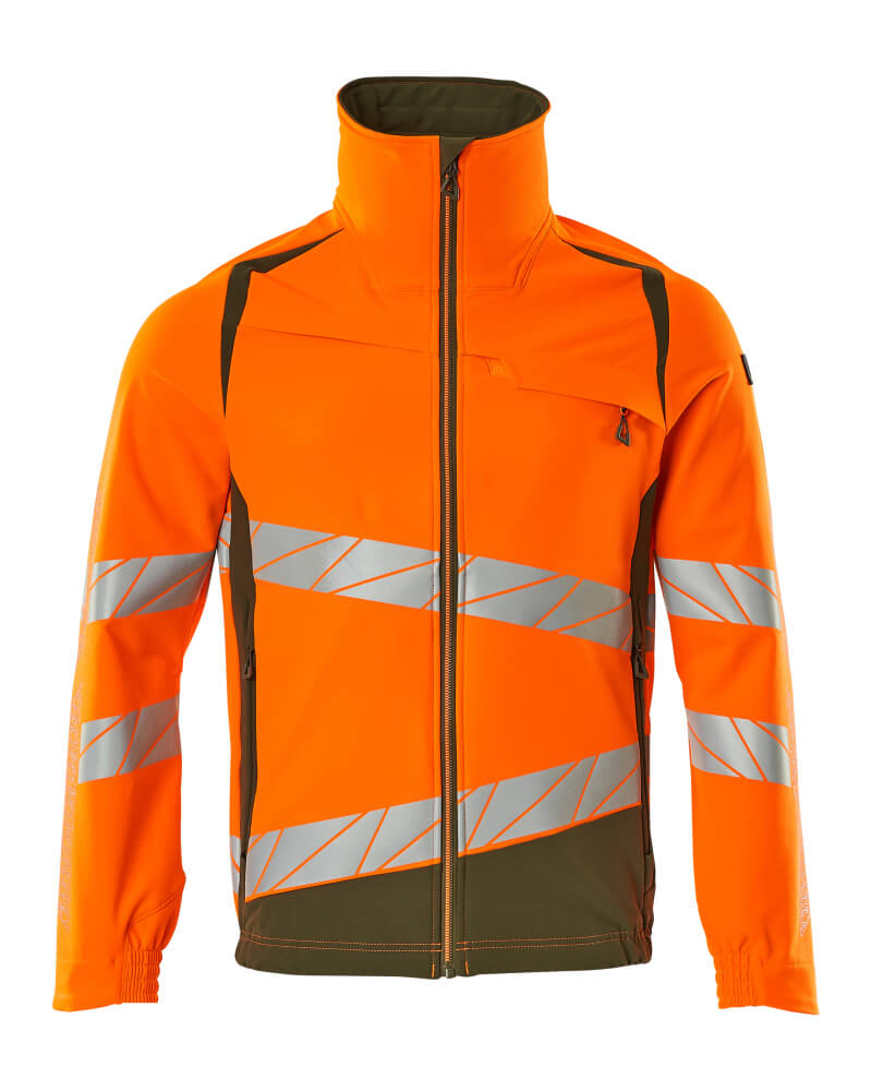 Mascot Jacke Accelerate safe Hi-vis Orange/Moosgrün